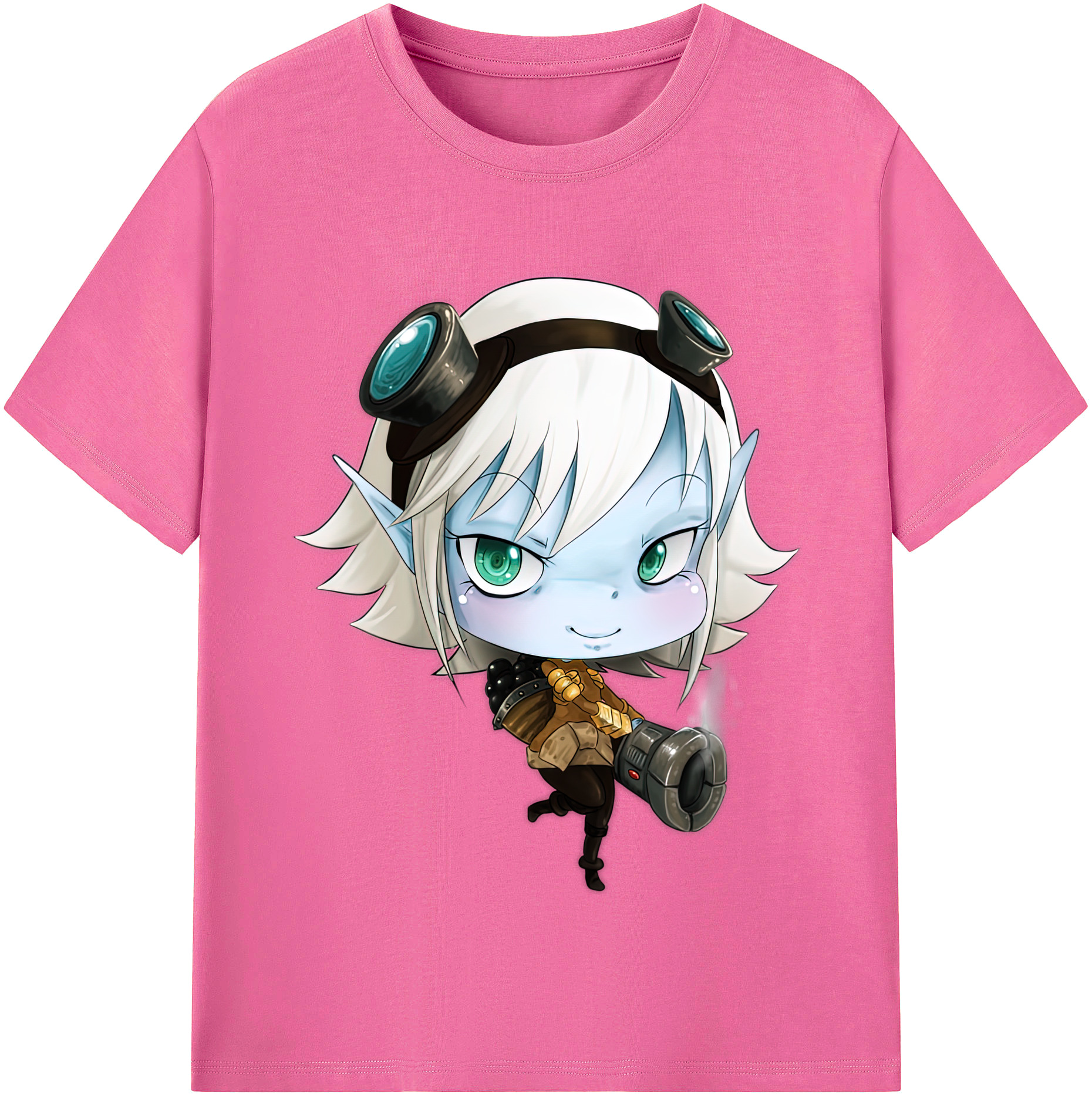 （画像用） リーグ・オブ・レジェンド League of Legends LOL レディースカジュアルプリントTシャツ（綿100％）